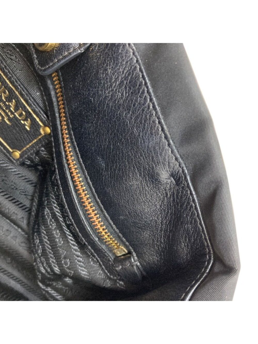 Prada Logo 2-Way Tote Nylon - Picture 12 of 15